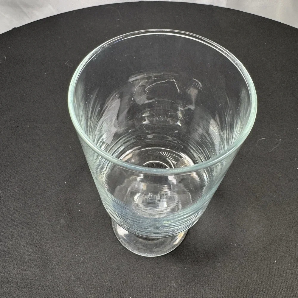 Vintage Libbey Clear Glass Water Wine Goblet 5